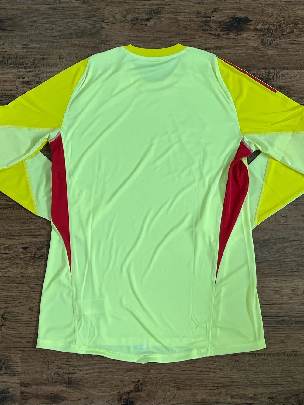 Adidas T24 P Long Sleeve Goalkeeper Jersey ‘Yellow Red’ (size mens XL)